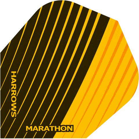 Marathon12 Harrows Marathon geel zwart - Afbeelding 1
