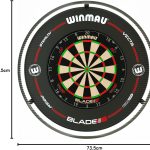 Winmau Dartbord Surround Ring Pro Line Blade 6 - Zwart