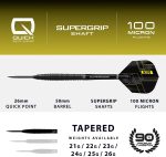 Harrows NX90 90% Tungsten Black Edition Quick Point - Afbeelding 4