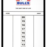 Bull's Styrene Scorebord 45x30 cm