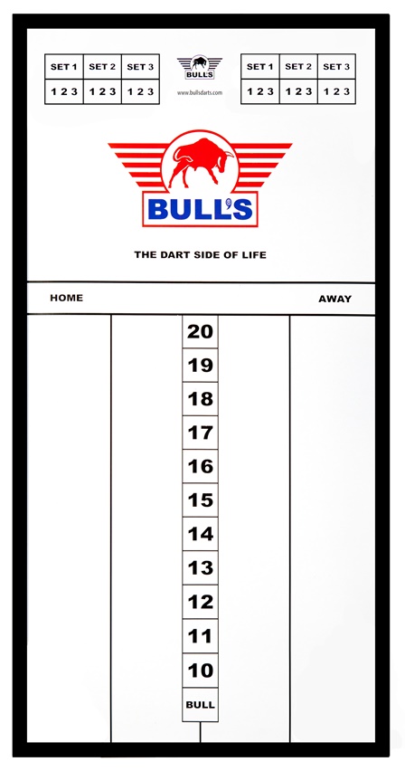bulls styreen basic scorebord 45x30 cm Bull's Styrene Scorebord 45x30 cm - Afbeelding 1