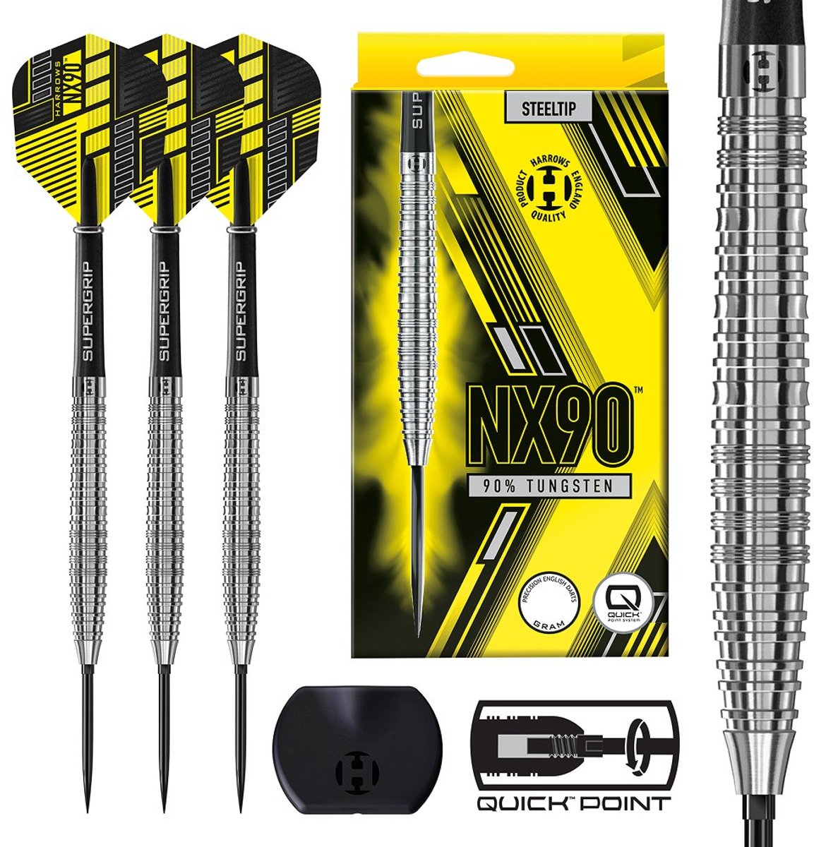 Harrows_NX_90_Tapered_QP_1 Harrows NX90 Tapered QP 90% Tungsten - Afbeelding 1